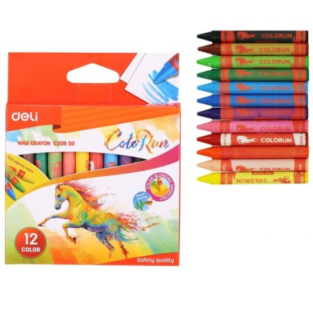 Deli Wax Crayons C20800 (12 Colors)